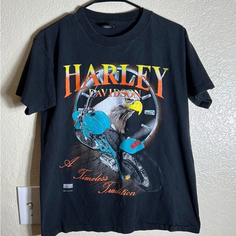 Vintage Harley-Davidson double stitch
